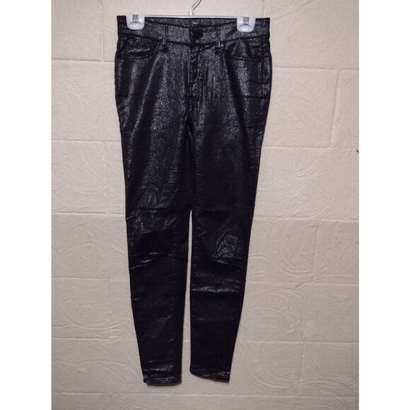 White House Black Market Denim - WHBM White House Black Market Size O Mid Rise Skinny Jean Shimmer